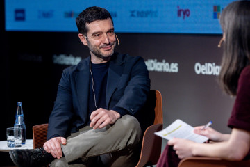 El ministro de Derechos Sociales, Consumo y Agenda 2030, Pablo Bustinduy, durante la tercera jornada del VI Foro Económico organizado por elDiario.es, en el Colegio de Arquitectos de Madrid, a 27 de 