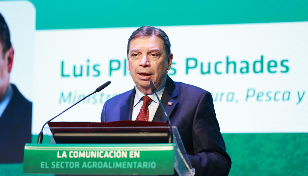 El ministro de Agricultura, Pesca y Alimentación, Luis Planas,