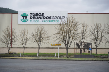 Archivo - Fachada de Tubos Reunidos en Amurrio (Álava)