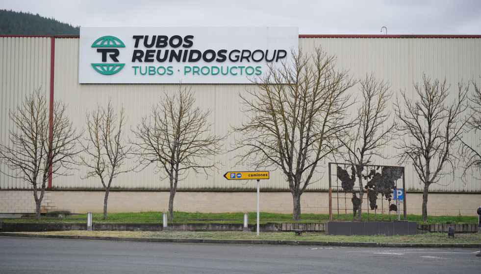 Archivo - Fachada de Tubos Reunidos en Amurrio (Álava)