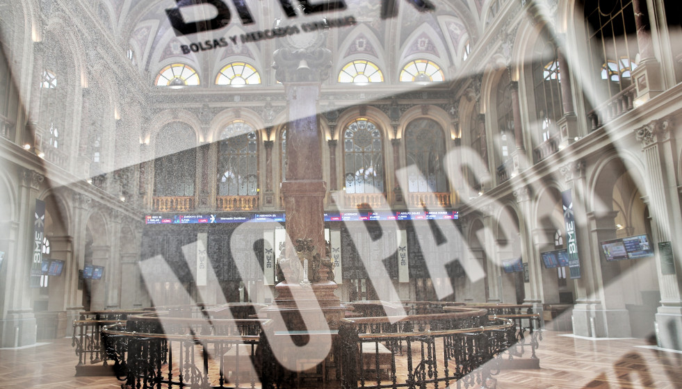 EuropaPress 3253025 cartel no pasar interior bolsa madrid espana 27 julio 2020 companias