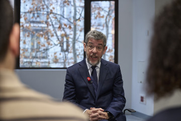 Archivo - El vicesecretario de Economía del PP, Alberto Nadal, durante una entrevista para Europa Press, en la sede del Partido Popular, a 23 de diciembre de 2025, en Madrid (España).