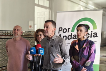 El coordinador federal de IU y candidato de Por Andalucía a la Presidencia de la Junta, Antonio Maíllo.