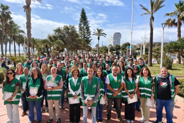 El coordinador federal de IU y candidato de Por Andalucía a la Presidencia de la Junta, Antonio Maíllo, en Málaga.
