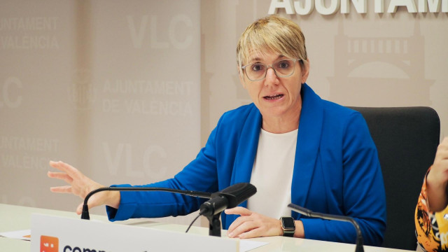 Archivo - La portavoz de Compromís en el Ayuntamiento de València, Papi Robles, en una imagen reciente.