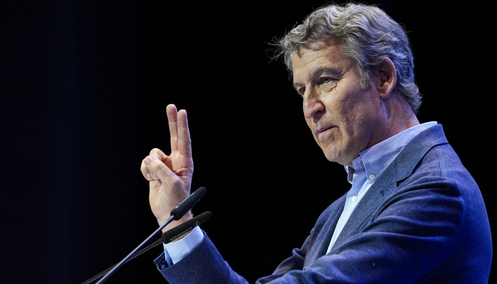 Archivo - El presidente del PP, Albero Nuñez Feijoo, durante el congreso del PP-A. A 9 de noviembre de 2025. Tercera, y última, jornada del XVII Congreso del PP-A, que incluye la intervención de lo