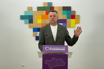 Archivo - El candidato de Podemos a la Presidencia de la Junta y diputado autonómico de Por Andalucía, Juan Antonio Delgado, en una foto de archivo.