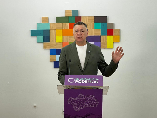 Archivo - El candidato de Podemos a la Presidencia de la Junta y diputado autonómico de Por Andalucía, Juan Antonio Delgado, en una foto de archivo.