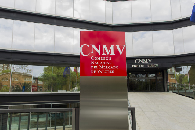 Archivo - Fachada de la CNMV.