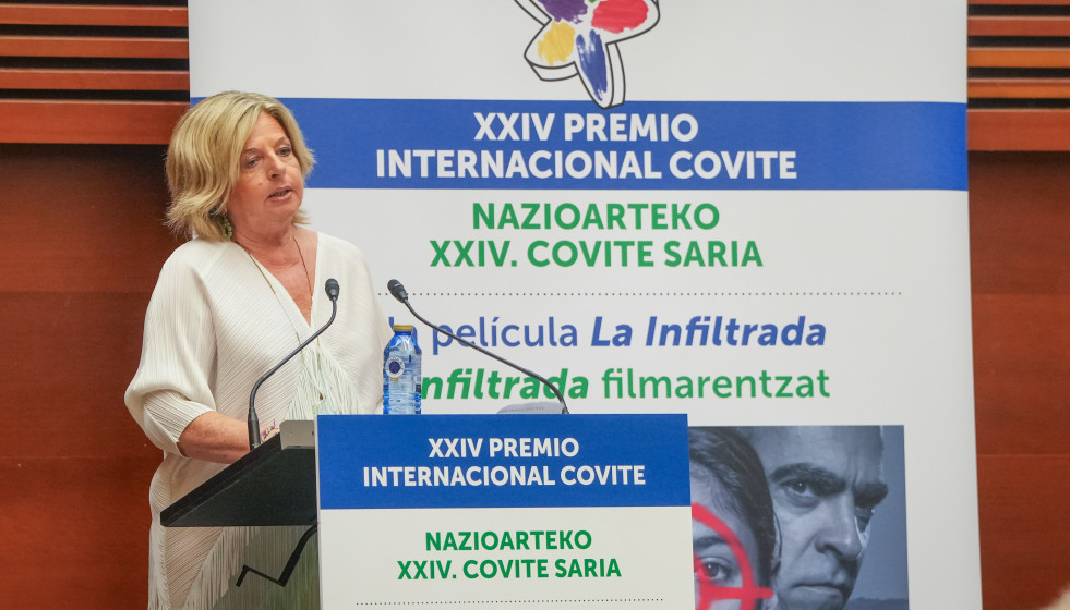 Archivo - La presidenta de COVITE, Consuelo Ordóñez