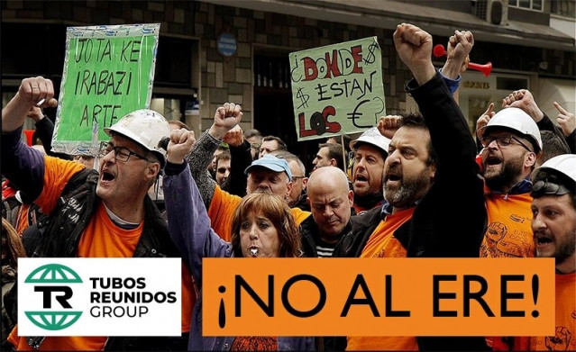 Archivo - Protesta contra el ERE en Tubos Reunidos.