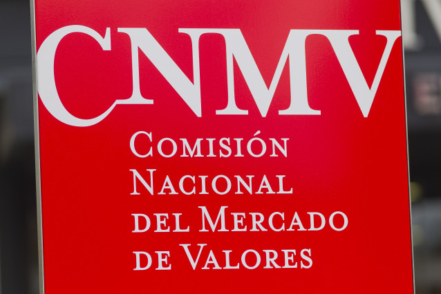 Archivo - CNMV, fachada de la Comisión Nacional del Mercado de Valores