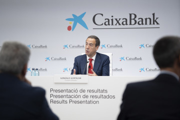 Archivo - El consejero delegado de CaixaBank, Gonzalo Gortázar.