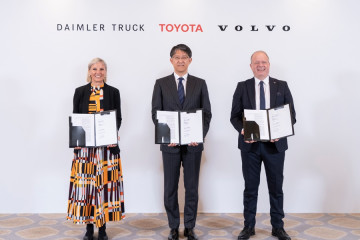 Toyota se une a Daimler Truck y Volvo Group para colaborar en tecnología de pilas de combustible