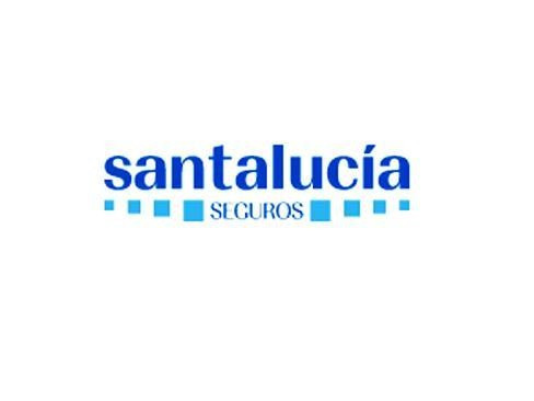 Archivo - Logo de seguros Santalucía.