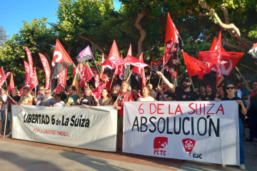 Archivo - Una concentración exigiendo 