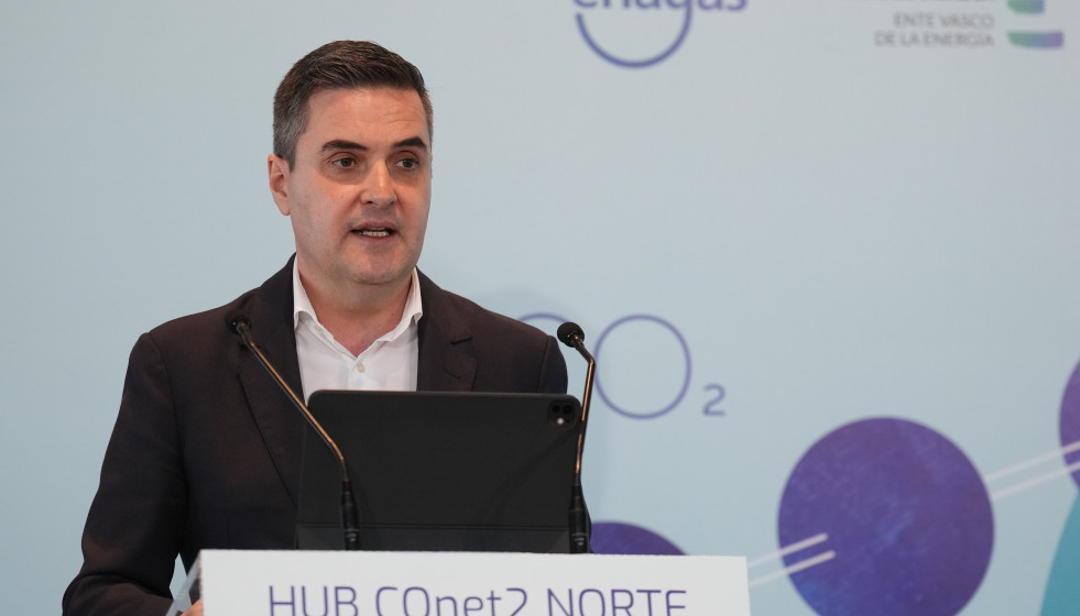 El consejero de Industria, Transición Energética y Sostenibilidad de Euskadi, Mikel Jauregi