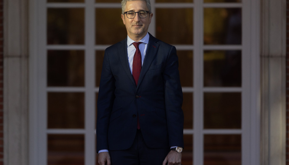 El ministro de Hacienda, Arcadi España, a su llegada al Palacio de La Moncloa, a 31 de marzo de 2026, en Madrid (España). Sánchez anunciaba el pasado 26 de marzo que Carlos Cuerpo, y Arcadi España