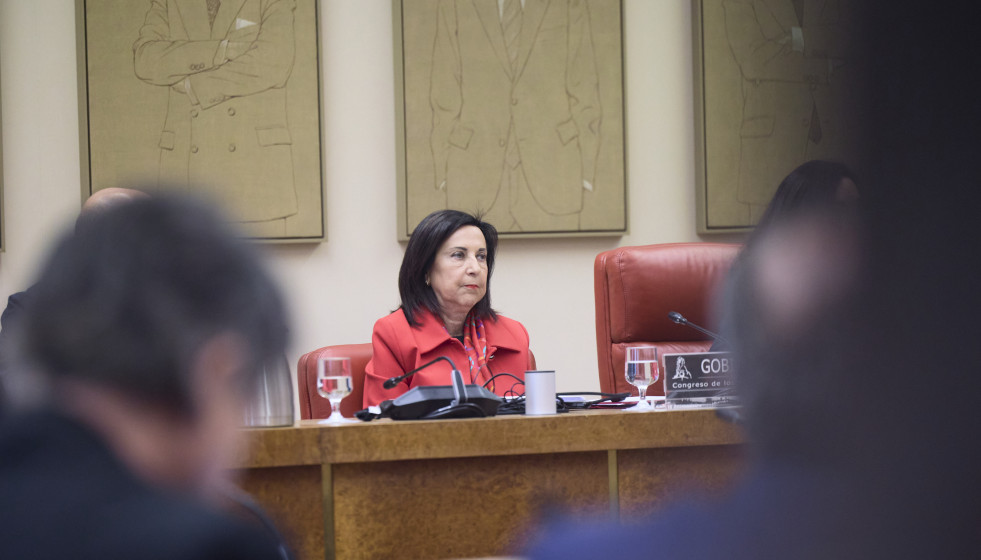 La ministra de Defensa, Margarita Robles, comparece ante la Comisión Mixta de Seguridad Nacional, en el Congreso