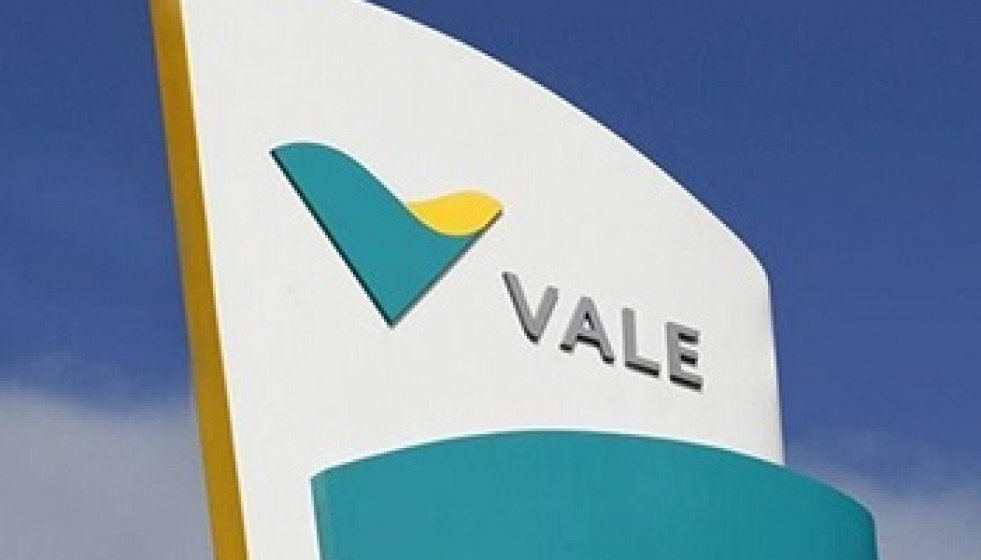 Archivo - Logo de la minera brasileña Vale.