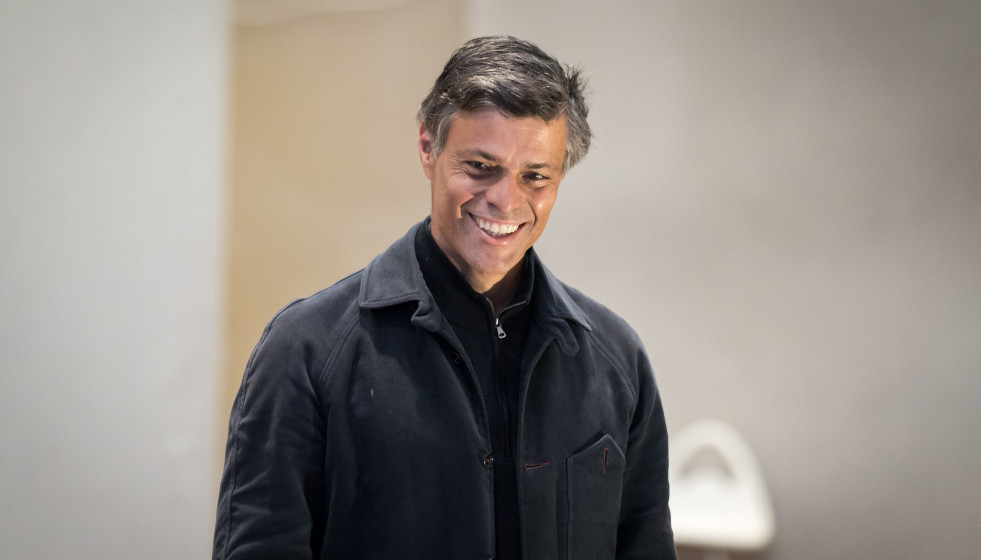 Archivo - El líder opositor venezolano Leopoldo López durante el debate ‘Venezuela: ¿Y ahora qué?’, en la Universidad Camilo José Cela, a 12 de febrero de 2026, en Madrid (España). El encuen