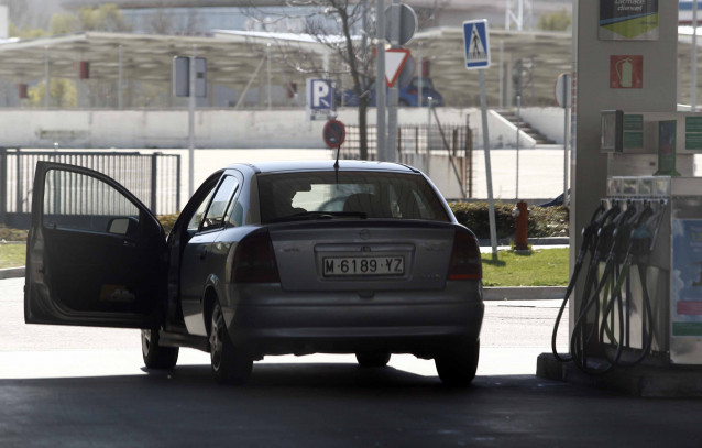 Archivo - Gasolinera