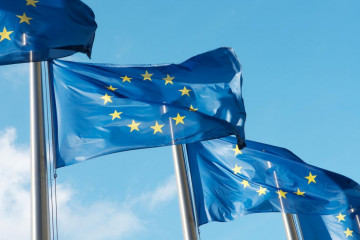 Banderas de la UE.