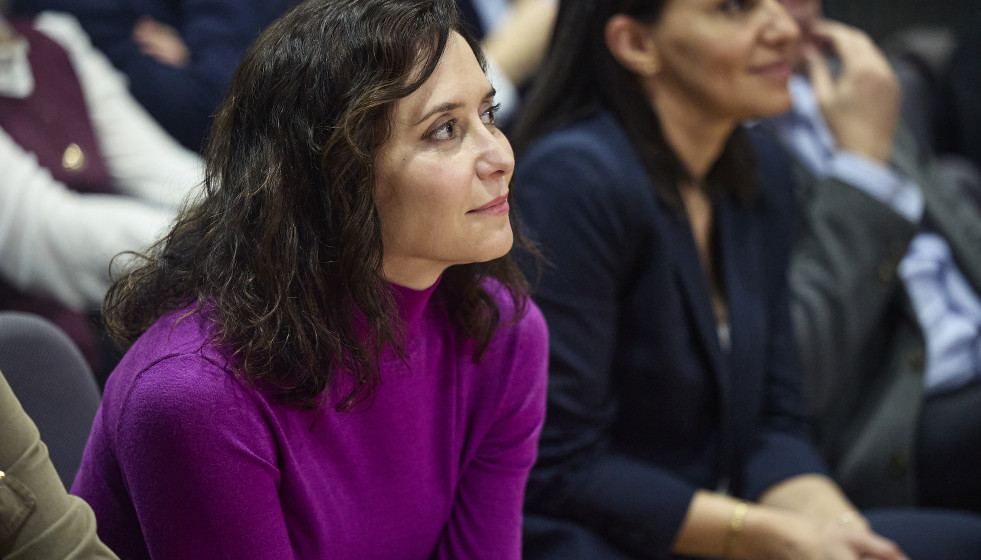 La presidenta de la Comunidad de Madrid y del PP de Madrid, Isabel Díaz Ayuso.