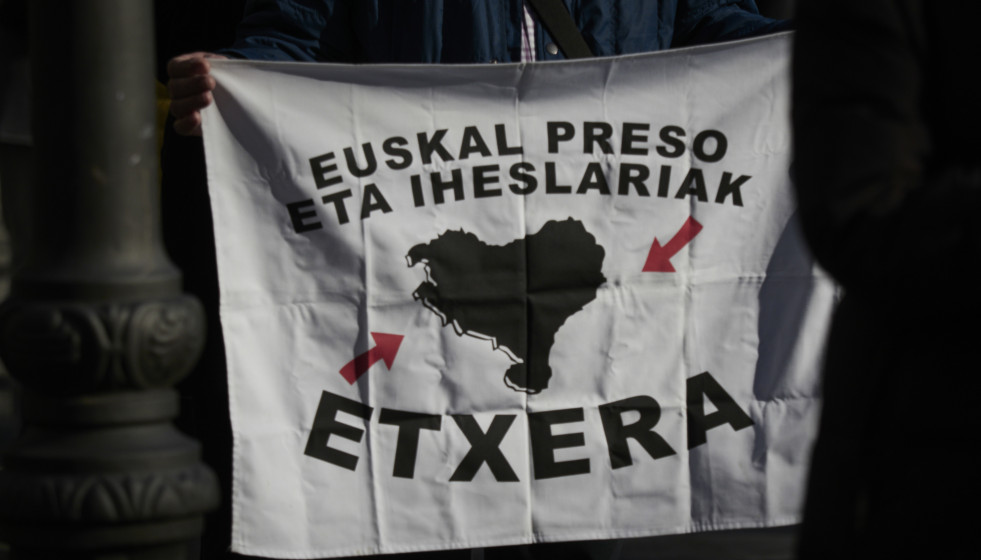 Archivo - Movilización en apoyo a los presos de ETA