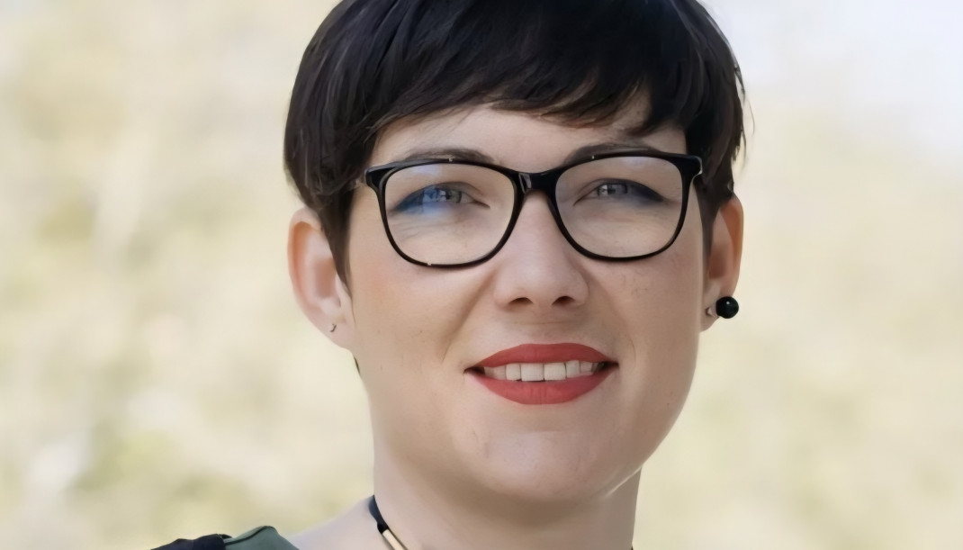 Archivo - La secretaria territorial de CHA en el Alto Aragón, Verónica Villagrasa.