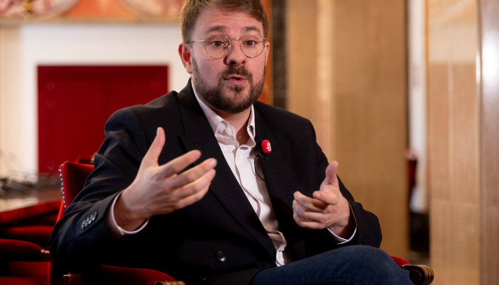 Archivo - El portavoz adjunto de Sumar y diputado de Compromís, Alberto Ibáñez