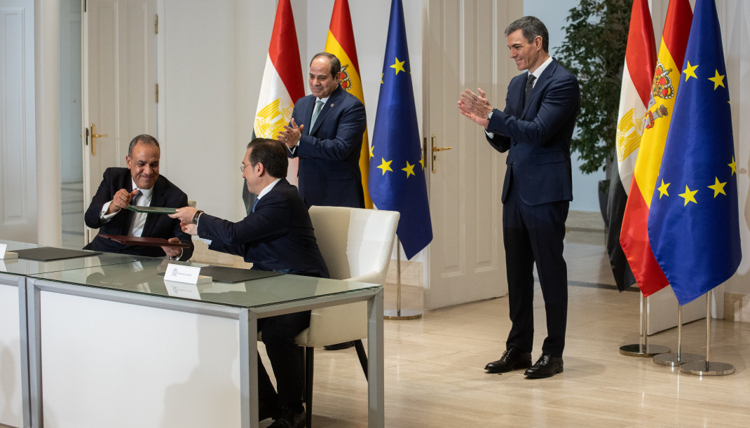 EuropaPress 6529434 ministro relaciones exteriores egipto badr abdelatty ministro asuntos