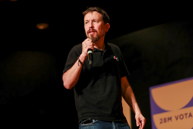 Archivo - El exvicepresidente segundo del Gobierno y exlíder de Podemos, Pablo Iglesias. Archivo.