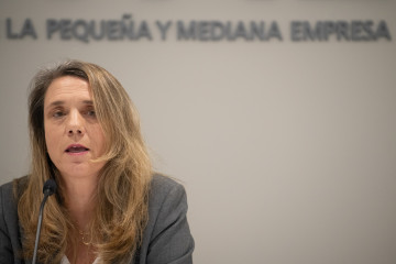 Archivo - La presidenta de Cepyme, Ángela de Miguel, duante la presentación de un informe de la situación de las pymes en el comienzo de 2026, en Madrid (España).
