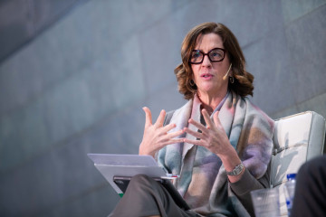 Archivo - Alejandra Kindelán, presidenta de la Asociación Española de Banca (AEB)