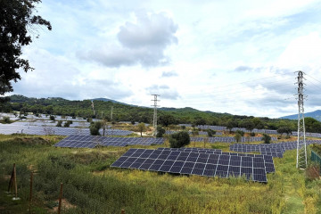 Instalación solar en la Garriga (Barcelona).