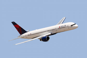 Archivo - Avión de Delta Air Lines.