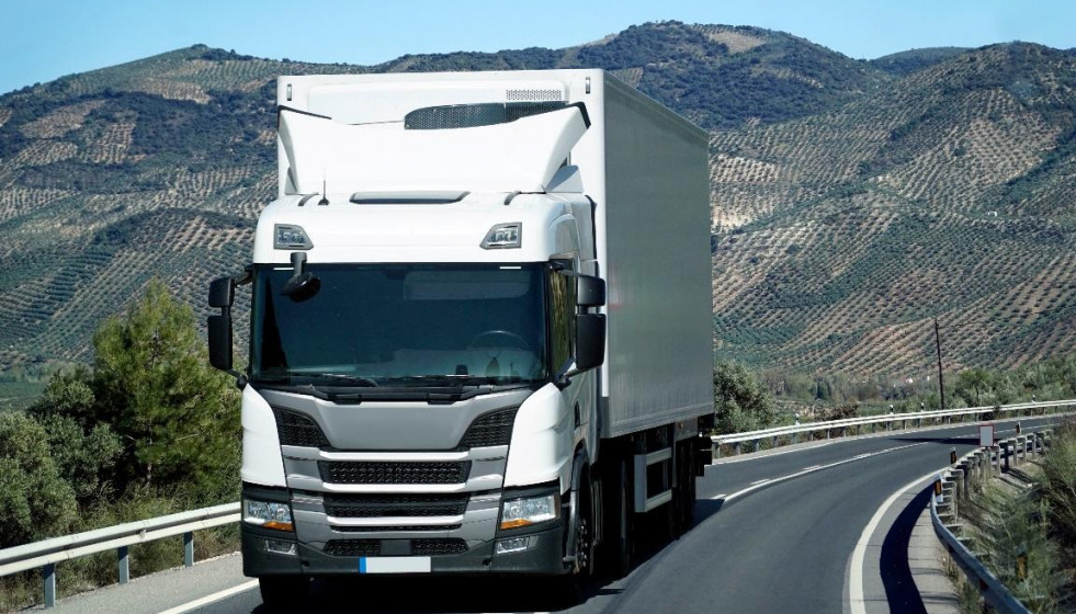 Camión de transporte.