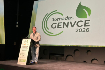 Un ponente de las X Jornadas para la innovación en cultivos extensivos de invierno del Grupo para la Evaluación de Nuevas Variedades de Cultivos Extensivos de España (Genvce) en Jerez de la Fronter