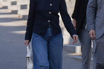 La vicepresidenta segunda y ministra de Trabajo y Economía Social, Yolanda Díaz, a su llegada al European Pulse Forum 2026, a 10 de abril de 2026, en Barcelona, Catalunya (España). El foro, organiz