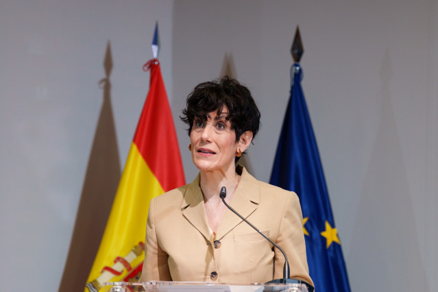 La ministra de Inclusión, Seguridad Social y Migraciones, Elma Saiz.