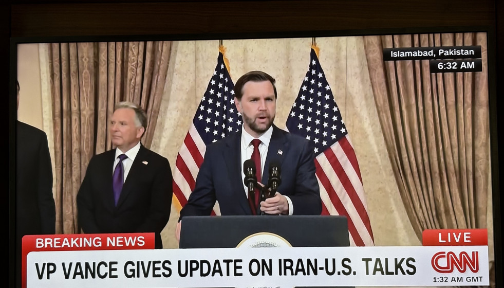 EuropaPress 7432570 islamabad april 12 2026    this photo taken on april 12 2026 shows screen (1)