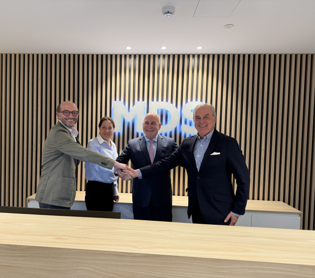 (De Izquierda A Derecha): José Diogo Silva, CFO MDS Group; Patricia Sanz-Viveros, Socia Directora Técnica Aseriesgo; Juan Carlos Barrena, Socio Director De Aseriesgo, Y Álvaro Mengotti, CEO MDS España.