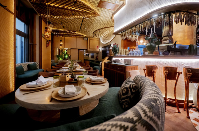 Archivo - Restaurante en Madrid