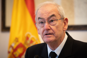 El Jefe del Estado Mayor de la Defensa, almirante general Teodoro Esteban López Calderón.