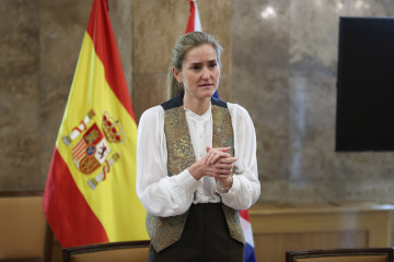 La vicepresidenta y ministra para la Transición Ecológica y el Reto Demográfico, Sara Aagesen, a 10 de abril de 2026, en Madrid (España).
