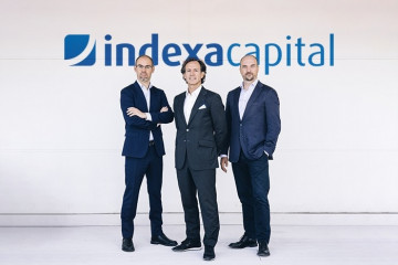 Los fundadores de Indexa Capital Unai Ansejo, François Derbaix y Ramón Blanco