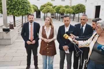 María Guardiola y Óscar Fernández Calle anuncian el acuerdo de gobierno en Extremadura