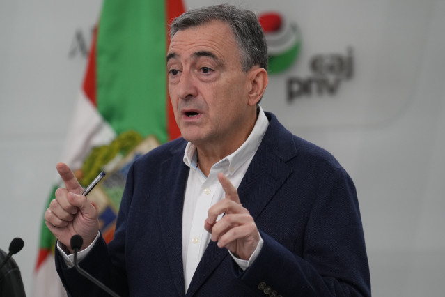 Archivo - El presidente del EBB de EAJ-PNV, Aitor Esteban
