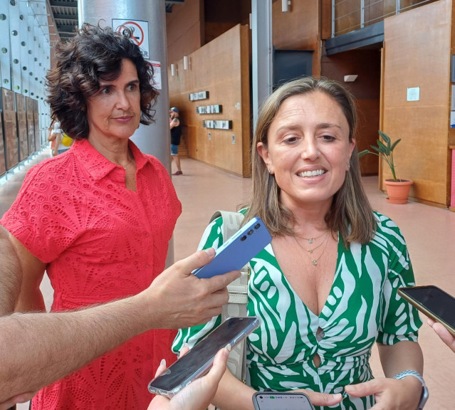 Archivo - La presidenta de la Federación Asturiana de Empresarios (FADE), María Calvo